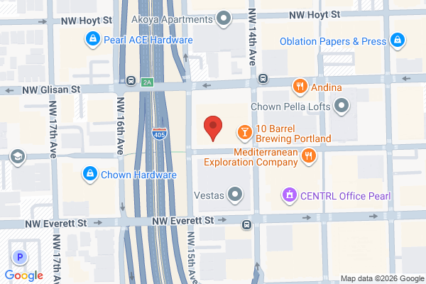 Map showing location of Matta Café Bar