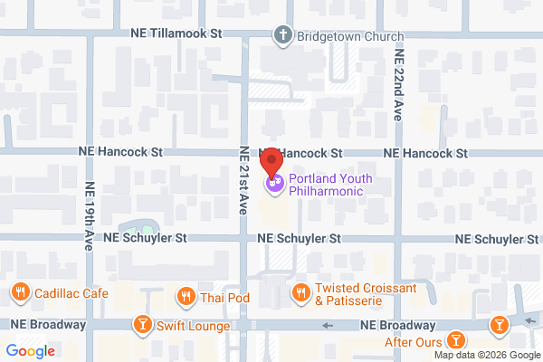 Map showing location of Central Lutheran Church