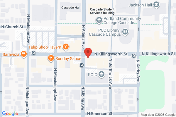 Map showing location of Coffeehouse-Five