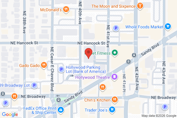 Map showing location of Community for Positive Aging